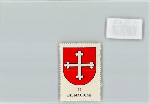 1890 St-Maurice - Vignette Wappen Kaffee Hag ca 1920-1940