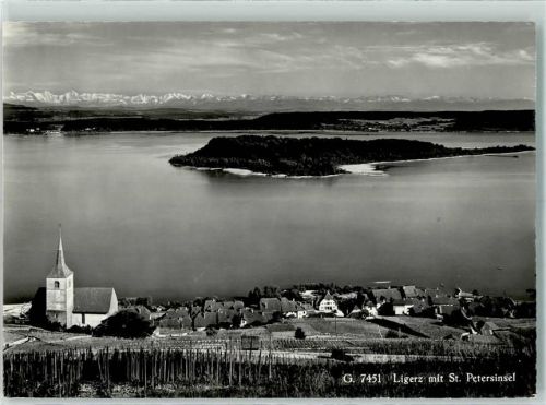 2514 Ligerz Gléresse - St. Petersinsel