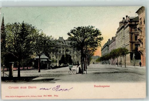 3000 Bern Berne 1903 - Bundesgasse Kinderwagen
