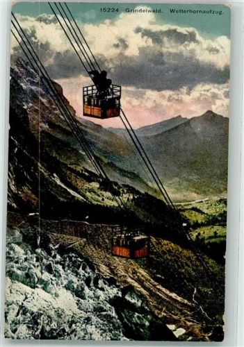 3818 Grindelwald Gebrauchsspuren Wetterhornaufzug