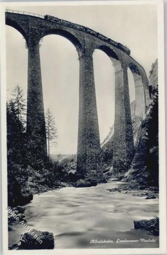 Albulabahn Landwasser-Viadukt
