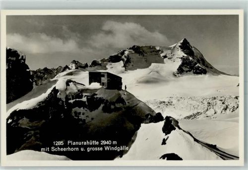 Planurahütte - mit Scheerhorn und grosse Windgälle
