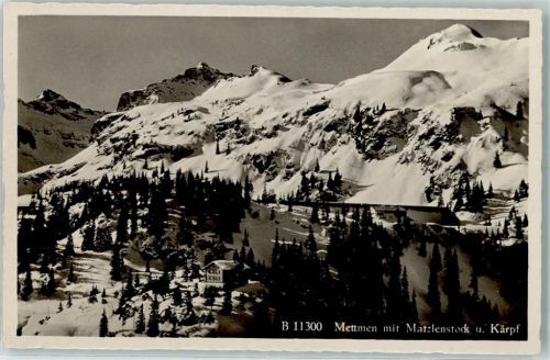 Mettmen - Metzlenstock Kärpf Winter