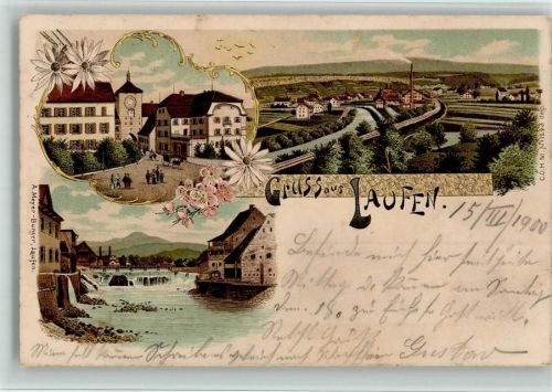 4242 Laufen 1900 BOAKC Lithographie