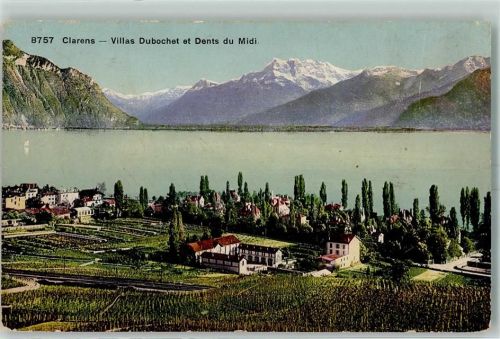 1815 Clarens Gebrauchsspuren Villa Dubouchet Dents du Midi