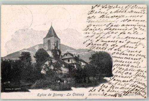 1807 Blonay 1903 Gebrauchsspuren Kirche