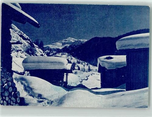 7270 Davos Platz Foto AK Winter Foto Meerkämper Schw. Invalidenverband Ort lt. Fotograf