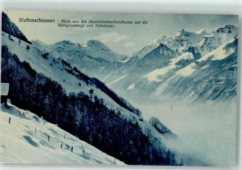 6386 Wolfenschiessen - Wildgeissberge Nebelmeer Winter