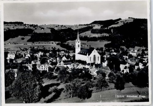 9606 Bütschwil - Kirche, Ortsansicht
