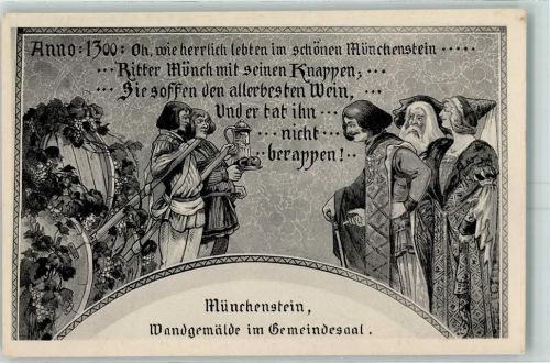 4142 Münchenstein - Wandgemälde im Gemeindesaal