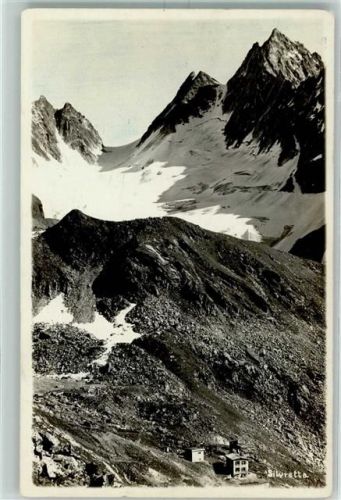 Silvretta 1928 - Stempel Schweizer Alpen Club Silvrettahaus Section St. Gallen