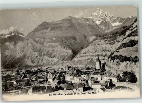 1890 St-Maurice - Dent du Midi