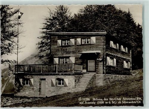 8762 Schwanden GL - Skihaus des Ski-Club Altstetten auf Auenalp