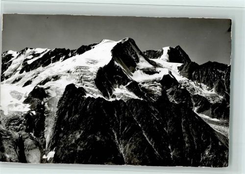 1986 Arolla - Le Pigne d'Arolla et le Mt. Blanc de Cellon