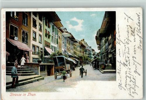 3600 Thun 1902 - Strasse in Thun