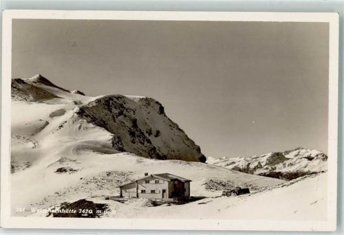 Weisshornhütte - Hüttenstempel Feldpost Kaserne Chur