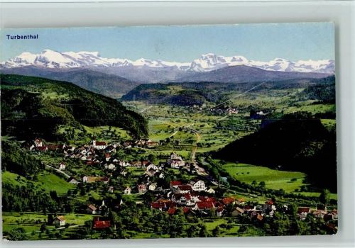 8488 Turbenthal 1924 - Totalansicht, gute Erhaltung AK