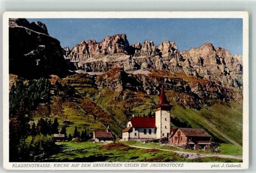 8751 Urnerboden - Klausenstrasse Kirche Jägernstöcke