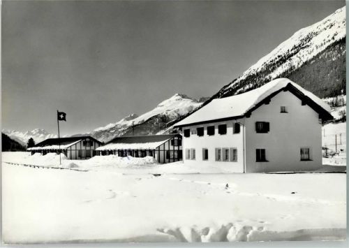 7522 La Punt-Chamues-ch Winter Pension C.V.J.M. Foto AK