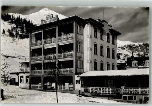 7260 Davos Dorf 1944 Gebrauchsspuren Kinder- Sanatorium Winter