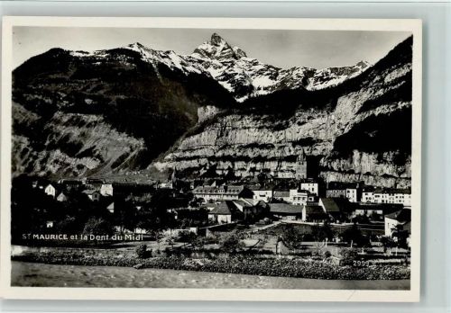 1890 St-Maurice - La Dent du Midi