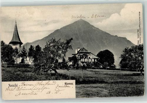 3703 Aeschi b. Spiez 1904 - Niesen