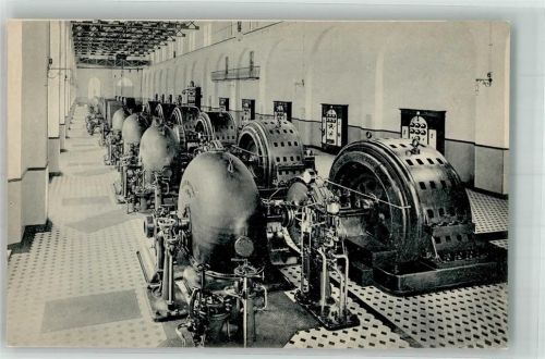 7744 Campocologno Foto AK Elektrizitätswerk Turbinen