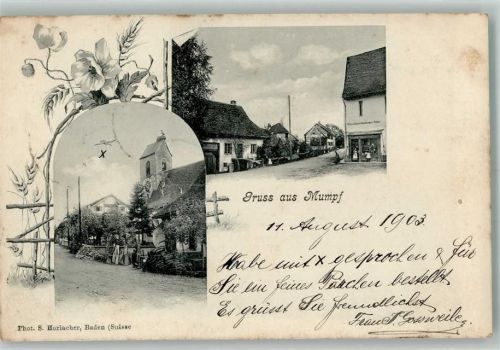 4322 Mumpf 1903 Gebrauchsspuren Kirche