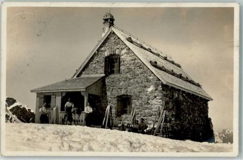 Piz Sol 1918 - Hütte Hüttenstempel Winter