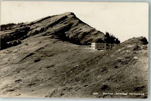 9108 Gonten - Gasthaus Scheidegg Ort lt. Stempel