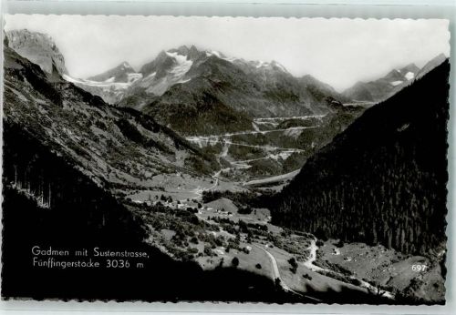 3863 Gadmen - Sustenstraße Fünffingerstöcketraße