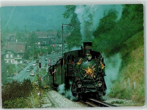 6074 Giswil Gebrauchsspuren Dampflok HG 3/3 Baujahr 1910 Ballenberg Dampfbahn