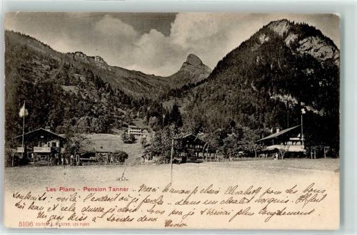 1880 Les Plans-sur-Bex 1901 - Pension Tanner
