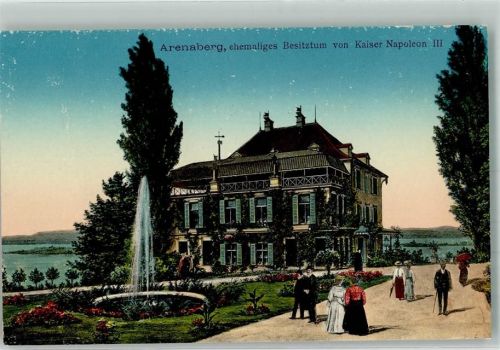 8268 Salenstein Gebrauchsspuren Schloss Arenaberg Kaiser Napoleon