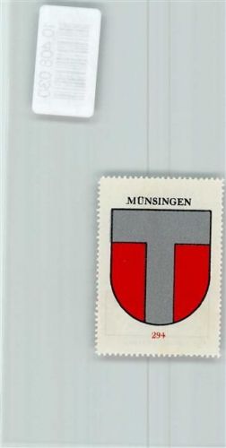 3110 Münsingen - Vignette Wappen Kaffee Hag ca 1920-1940