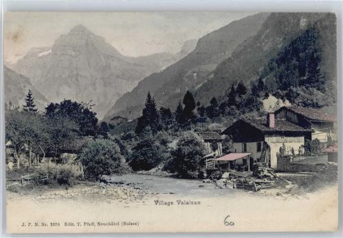 Valaisan - Siedlung, Fluss