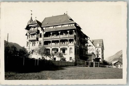 7270 Davos Platz FOTO KEINE AK Hotel Regina Ort handschriftlich