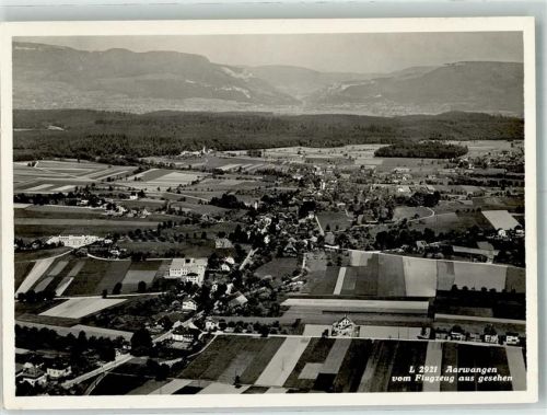 4912 Aarwangen Foto AK Fliegeraufnahme