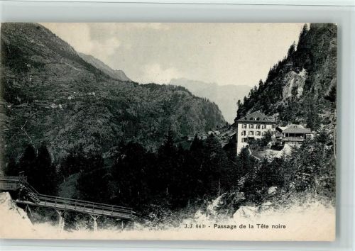1929 Trient - Passage de la Tête noire