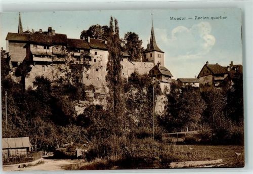 1510 Moudon 1915 - Ancien quartier