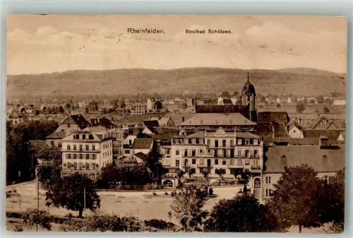 4310 Rheinfelden 1929 Foto AK Hotel Schützen