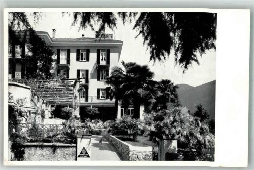 6906 Castagnola-Cassarate Foto AK Carlton Hotel Villa Moritz