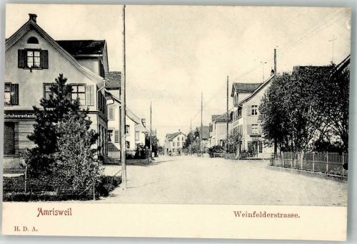 8580 Amriswil Foto AK Handlung Schuhwaren Weinfelderststrasse