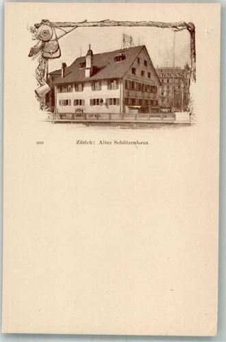 8000 Zürich Foto AK Schützenhaus