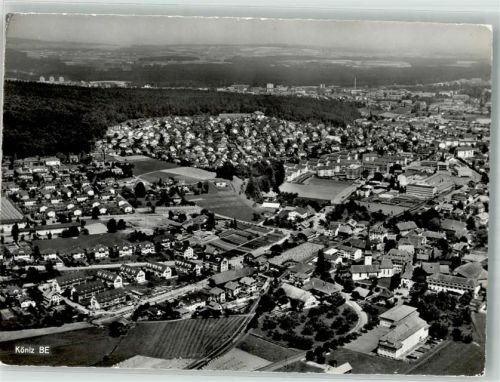 3098 Köniz Foto AK Fliegeraufnahme