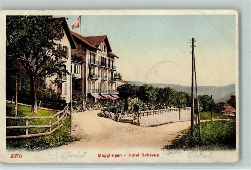 2532 Magglingen Macolin Gebrauchsspuren 1905 Hotel Bellevue