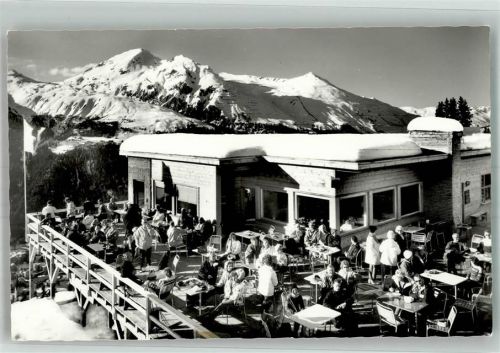 7270 Davos Platz Foto AK Gasthaus Ischalp