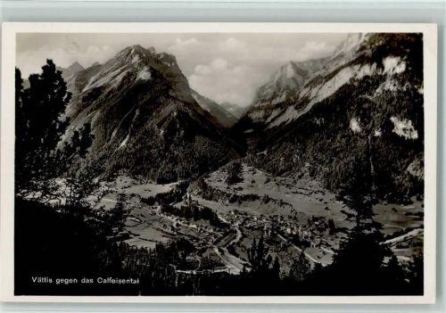 7315 Vättis - gegen das Calfeisental