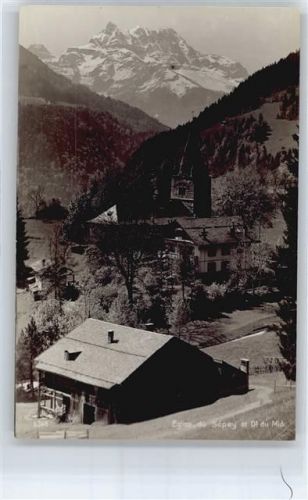 1863 Le Sépey Cergnat - Häuser, Turm