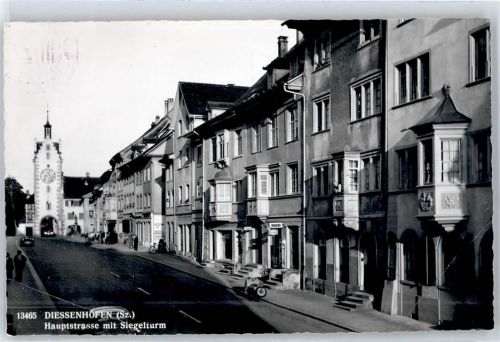 8253 Diessenhofen Foto AK Hauptstrasse Siegelturm